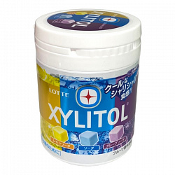 Резинка жевательная "Xylitol Gum Bottle" вкус 4 напитков LOTTE 122г