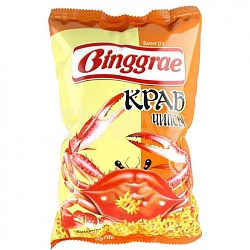 Чипсы со вкусом краба Binggrae 50г