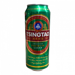 Пиво светлое фильтр. 4,7% Tsingtao 500мл