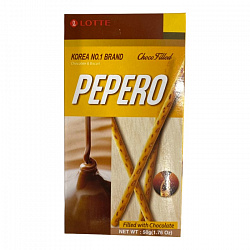 Печенье соломка "Pepero" с шоколадной начинкой LOTTE 50г