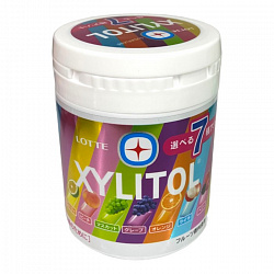 Жевательная резинка "Xylitol Gum Bottle" микс 7 ягод LOTTE 143г