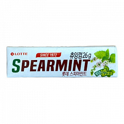 Жевательная резинка "Spearmint" перечная мята LOTTE 26г