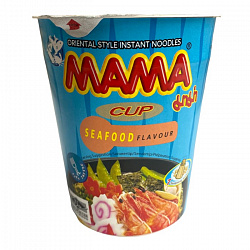 Лапша б/п со вкусом морепродуктов MAMA стакан 70г