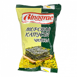 Чипсы со вкусом морской капусты Binggrae 50г