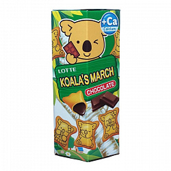 Печенье "Koala's march" с шоколадной начинкой LOTTE 37г