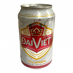 Пиво светлое фильтр. "Pilsner" 5% Dai Viet 330мл