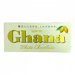 Шоколад "Ghana" белый LOTTE 45г