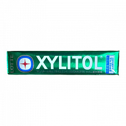 Жевательная резинка "Xylitol" мятный лайм LOTTE 21г