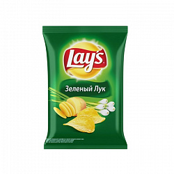 Чипсы картофельные со вкусом зеленого лука Lay's 81г