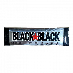 Жевательная резинка "Black Black" LOTTE 26.1г