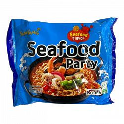 Лапша б/п со вкусом морепродуктов Samyang 125г