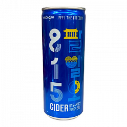 Напиток газ. "815 Cider" Woongjin 250мл