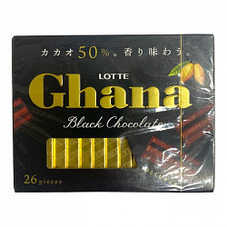 Шоколад "Ghana" темный LOTTE 119,6г