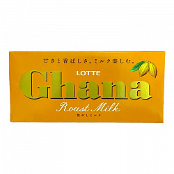 Шоколад "Ghana" топленое молоко LOTTE 50г