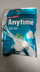 Карамель леденцовая с ксилитом AnyTime MilkMint, 74гр