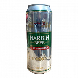 Пиво светлое фильтр. "Fresh" 3,3% Harbin 500мл