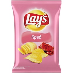 Чипсы картофельные со вкусом краба Lay's 81г